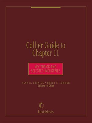 cover image of Collier Guide to Chapter 11